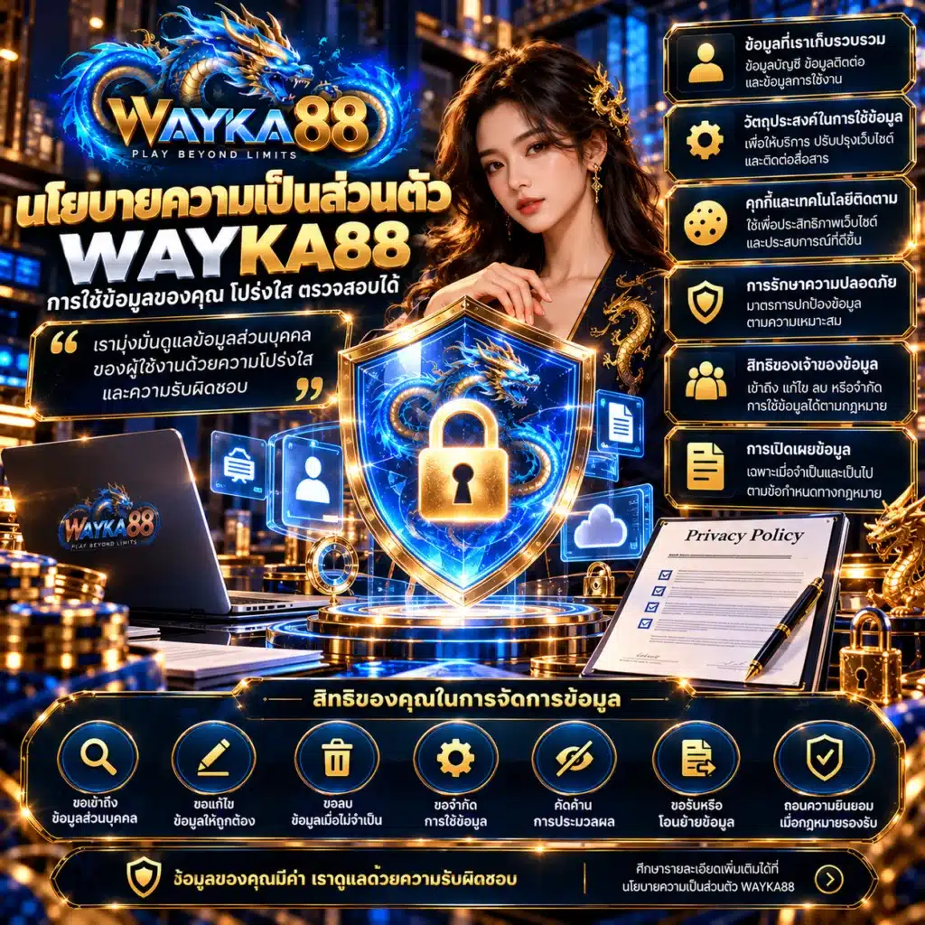 wayka88 นโยบายความเป็นส่วนตัว